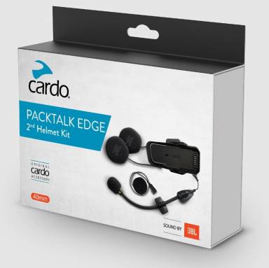 Main image of item: CARDO PACKTALK EDGE 2ND HELMET KIT w/JBL Speakers