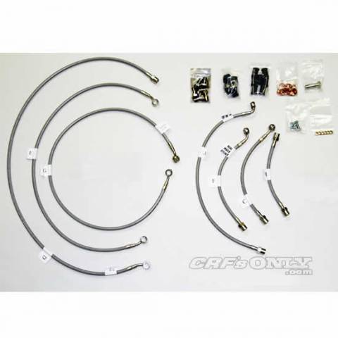 CRF1000L'16-17 - Galfer Stainless Steel Braided Brake Line Se