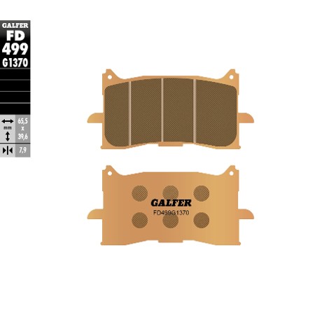CRF1000L'16-20 - Galfer Front Brake Pads