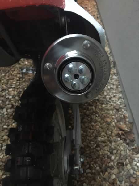 CRF150F 純正マフラー、&おまけトップブリッジ CRF150F'03-17 - Adjustable Baffle Insert : CRF's Only