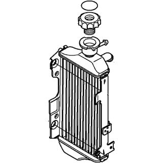CRF250L'12-16 - Honda OEM Radiator