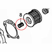 Honda OEM Oil Filter Spring