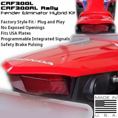CRF300L'21-25 - DRC Edge2 Integrated Turn Signals Tail Light