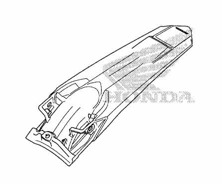CRF450X'19-25 - Rear Fender Kit