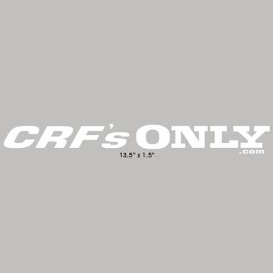 Main image of item: CRF's Only Die Cut Sticker