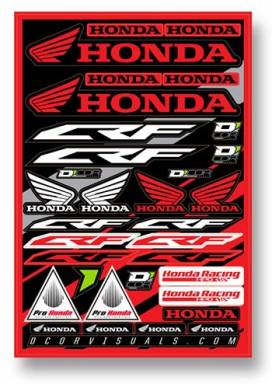 Main image of item: Honda CRF Decal Sheet