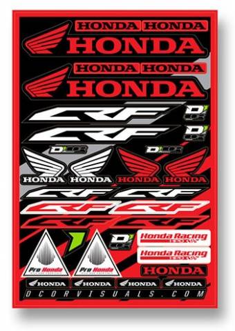 Honda CRF Decal Sheet