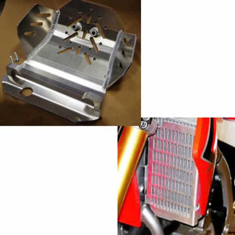 CRF250L'12-20 - Flatland Racing Skid Plate & Rad Guard Combo