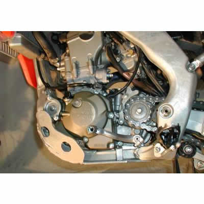 thumbnail image 2 of CRF250X 04-16 Stock Replica Shroud Graphics - Red Background, Made In USA 2 of 3