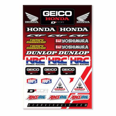 Main image of item: Geico HRC Pro Oils Decal Sheet
