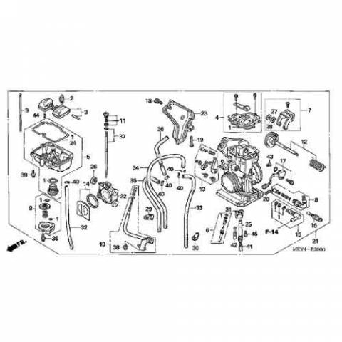 Honda FCR Carb O-Ring Gasket Kit
