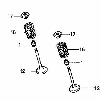 CRF450X - Honda OEM Exhaust Valve Kit
