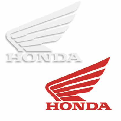 Honda Die Cut Wing Logo Stickers