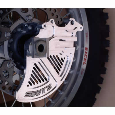 CRF150R'07-25 - Scotts One Piece Disc Guard Shark Fin
