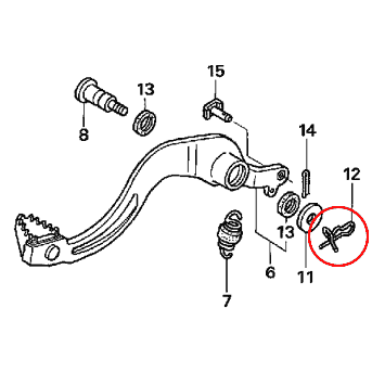 Honda Rear Brake Snap Pin