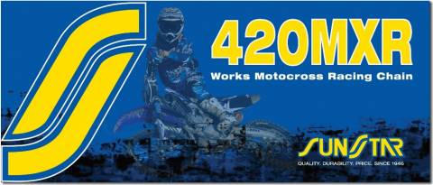 CRF110F'13-25 Sunstar 420 MX Works Gold 126L Chain