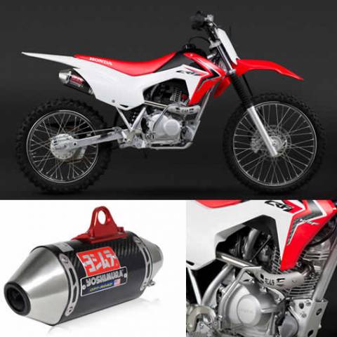 CRF125F'14-18 - Yoshimura RS-2 SS/Carbon Full Exhaust System
