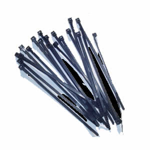 Main image of item: Zip Ties - 100 Pack (Black)